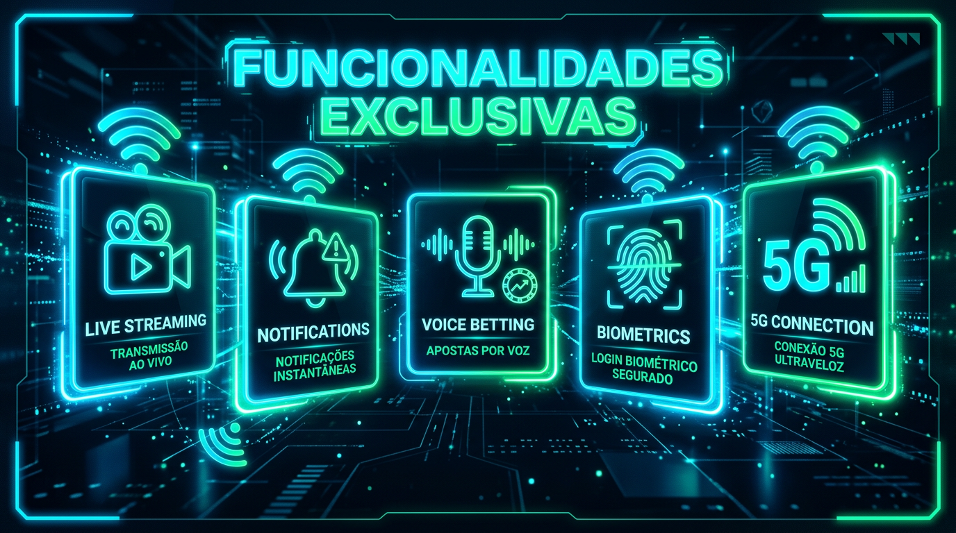 Funcionalidades Exclusivas do 5gbet App Mobile